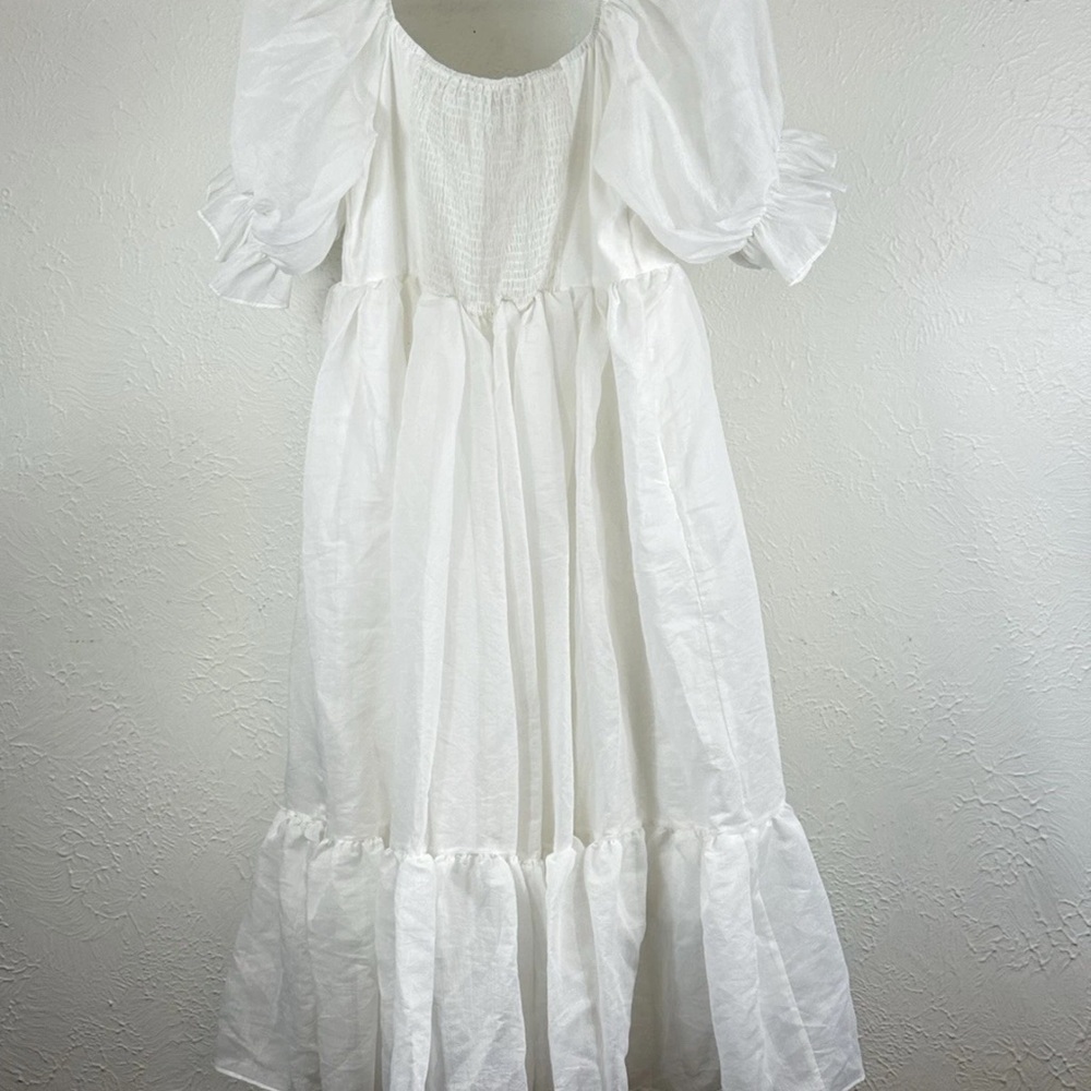 Elegant‎ White Dress wedding formal Cottagecore Fairy Dainty